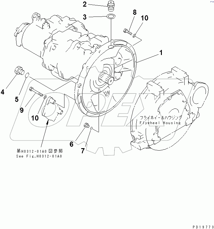  MAIN PUMP (CONNECTING PARTS)(#30916-30979)