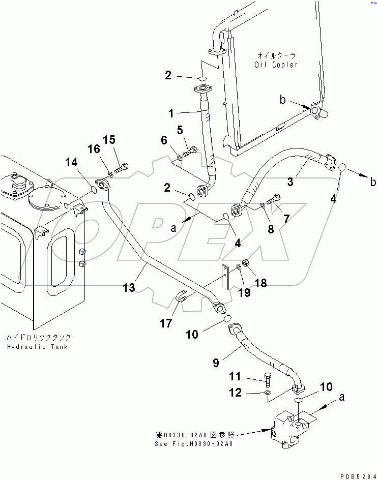  OIL COOLER LINE(#30980-)