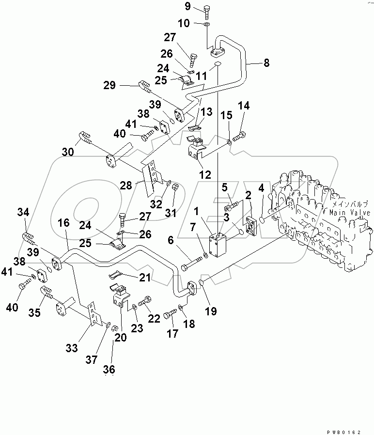  ATTACHMENT LINE (2 ACTUATOR)
