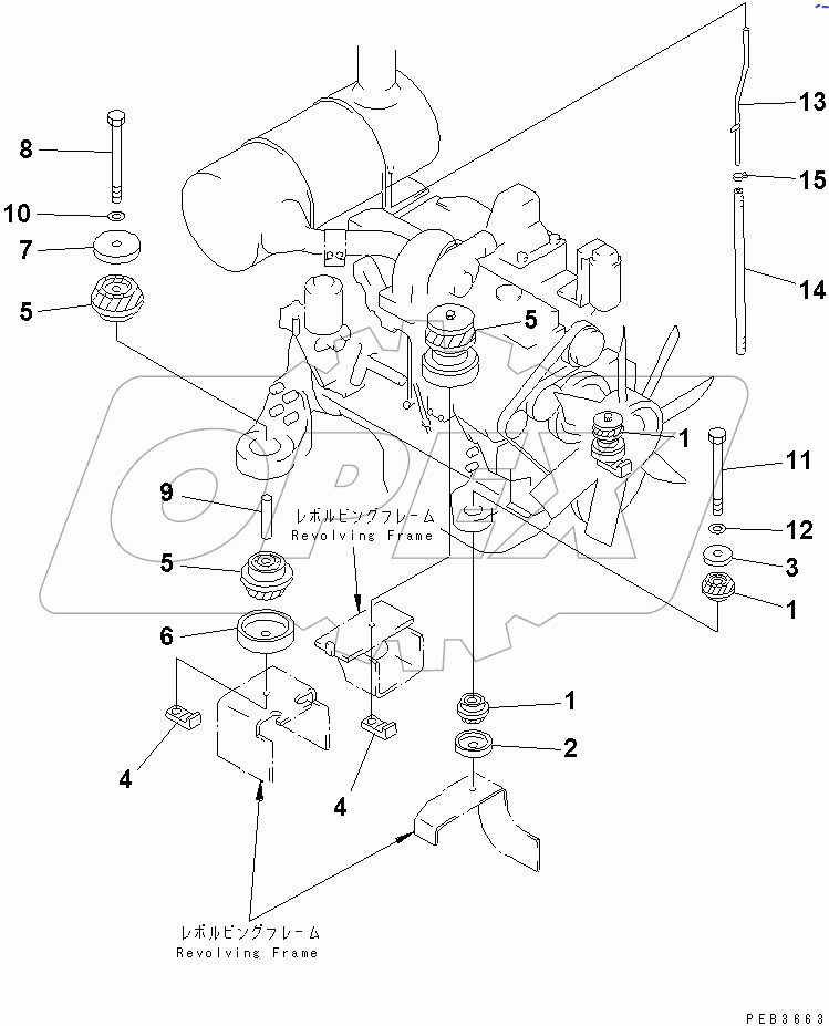  ENGINE MOUNT(#30690-31650)
