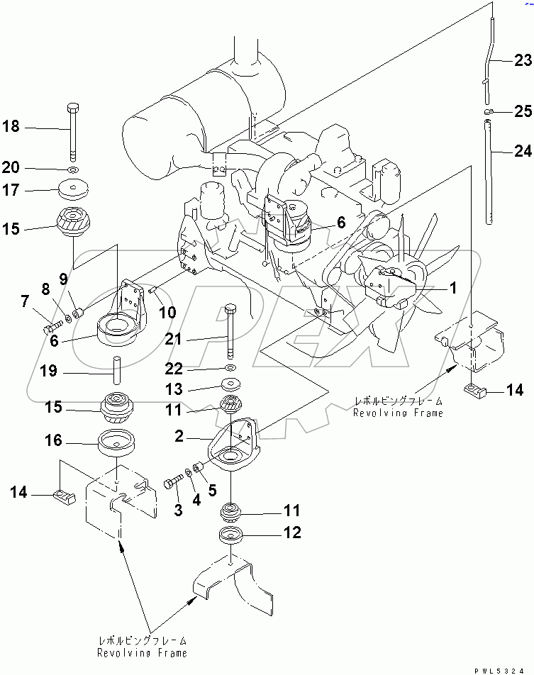  ENGINE MOUNT(#31651-31718)