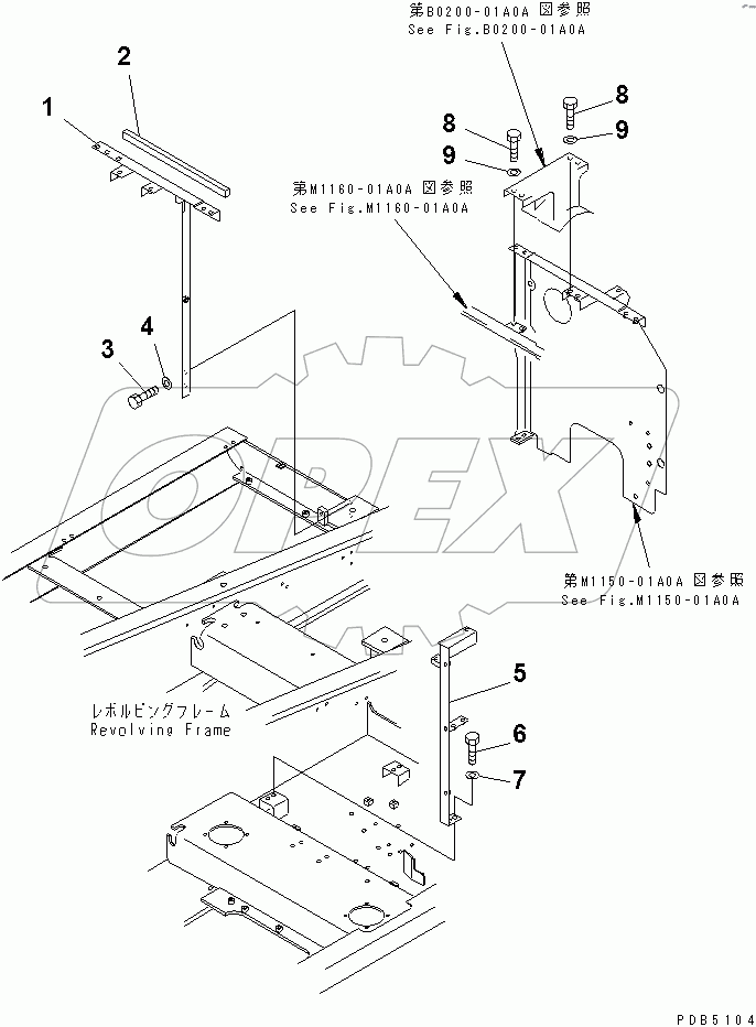  FRAME (MACHINE CAB)(#30916-30979)