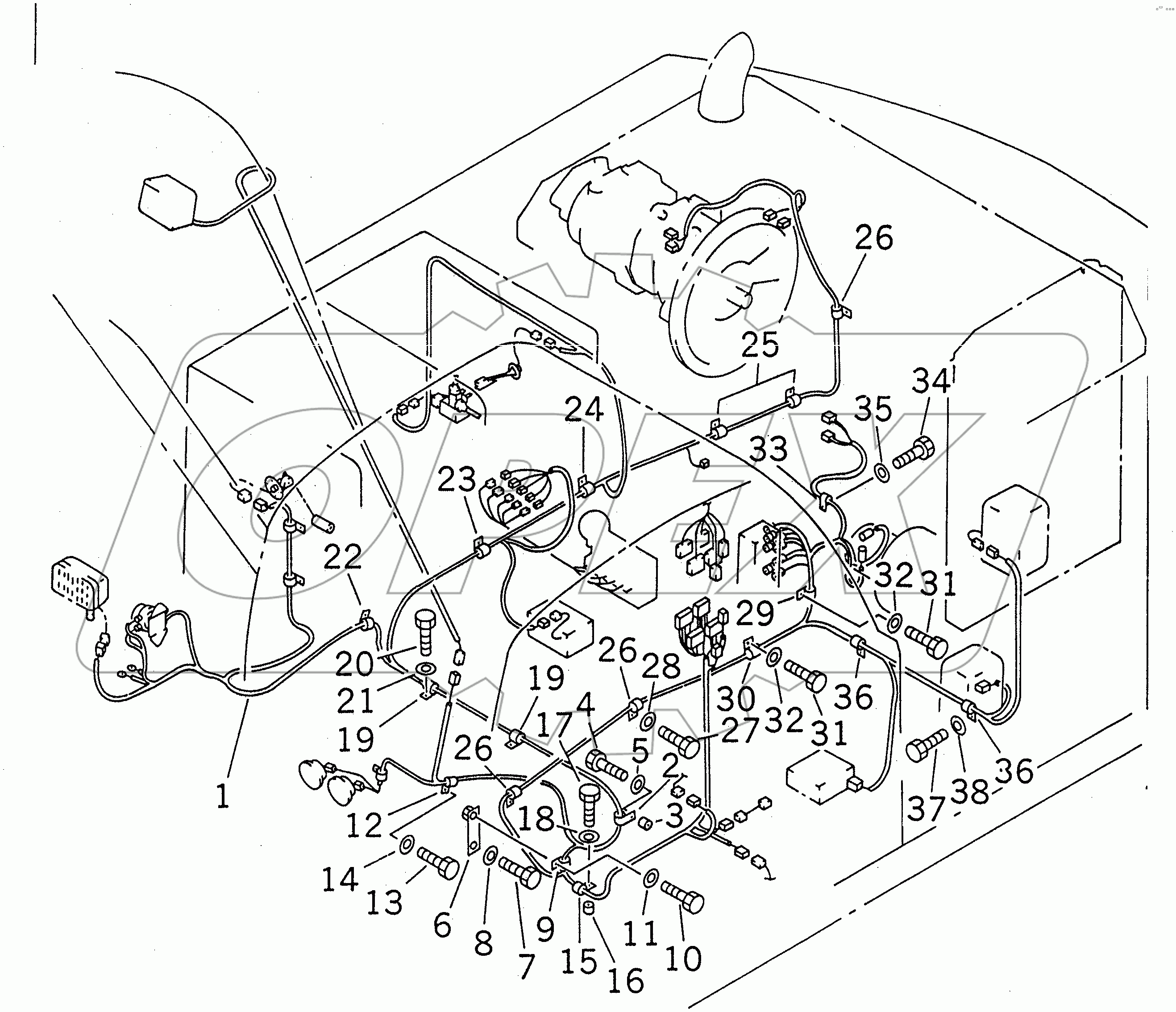  WIRING (MAIN HARNESS)(#30001-30499)