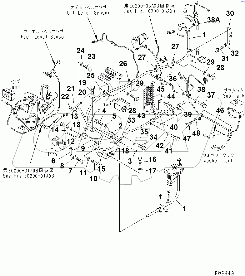  WIRING (MAIN HARNESS)(#30980-)