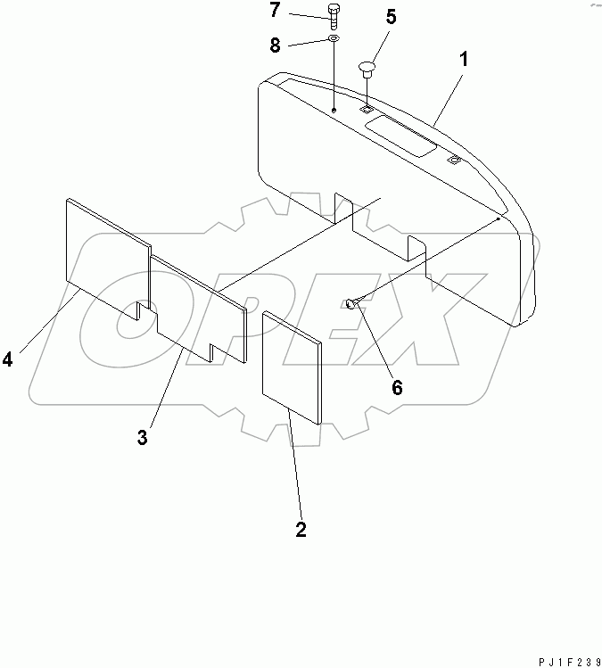  COUNTER WEIGHT (4450 KG)(#31804-)