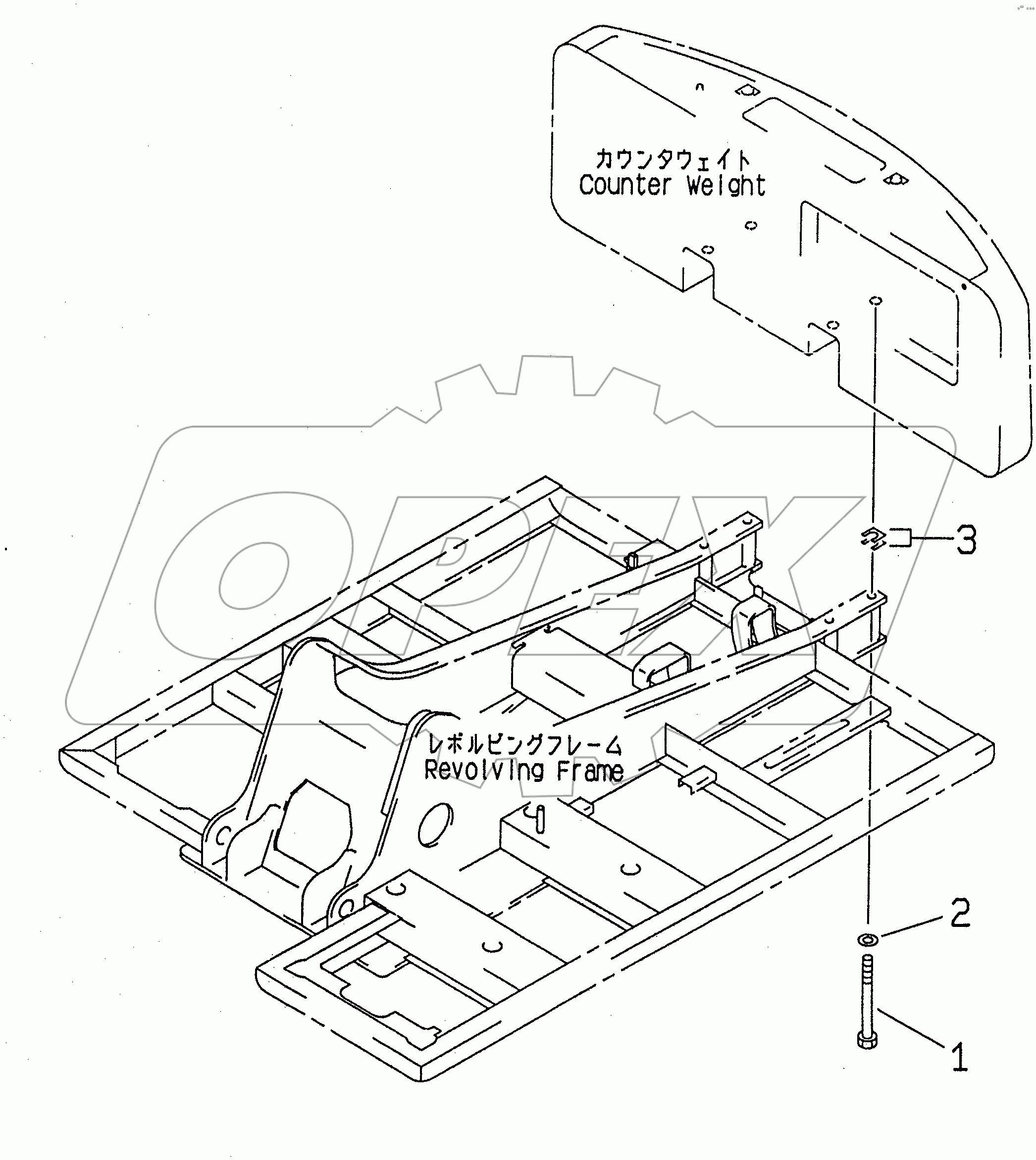  COUNTER WEIGHT MOUNTING