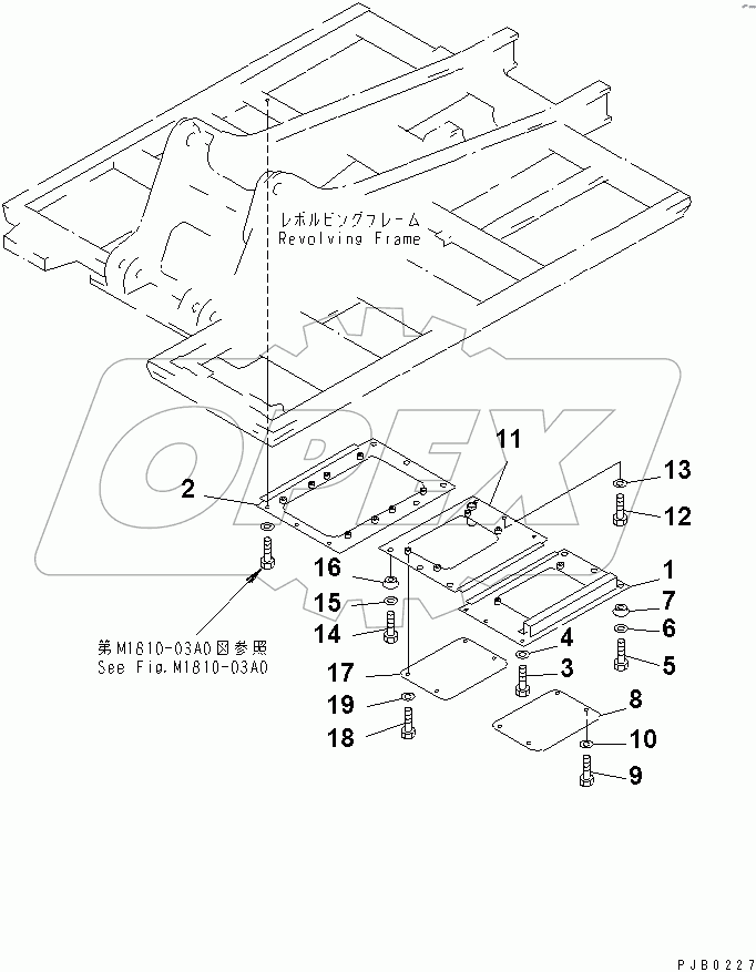  UNDER COVER (REVOLVING FRAME) (ENGINE ROOM)