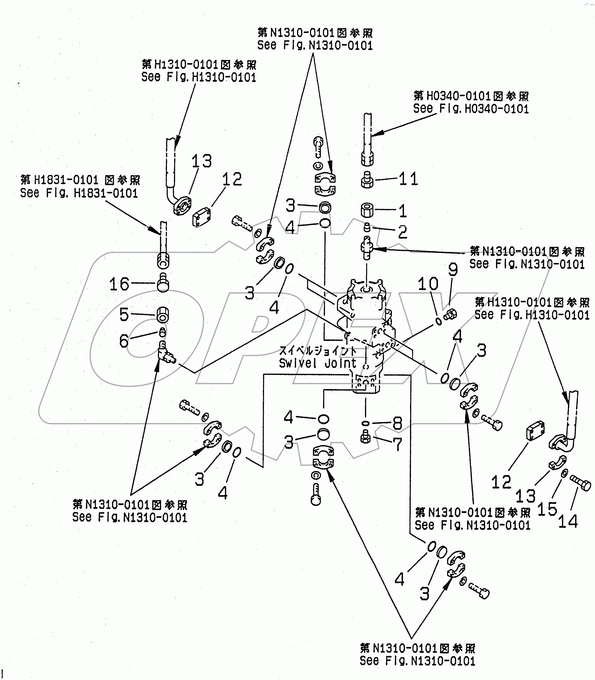  SWIVEL BLIND PARTS(#30001-31389)