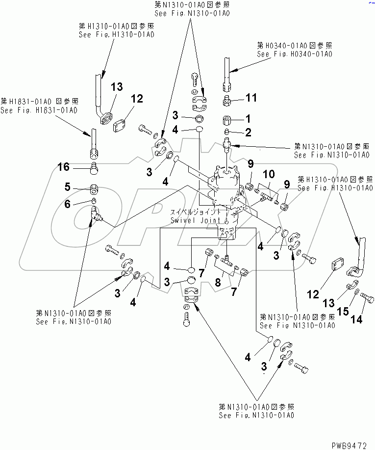  SWIVEL BLIND PARTS(#31390-)