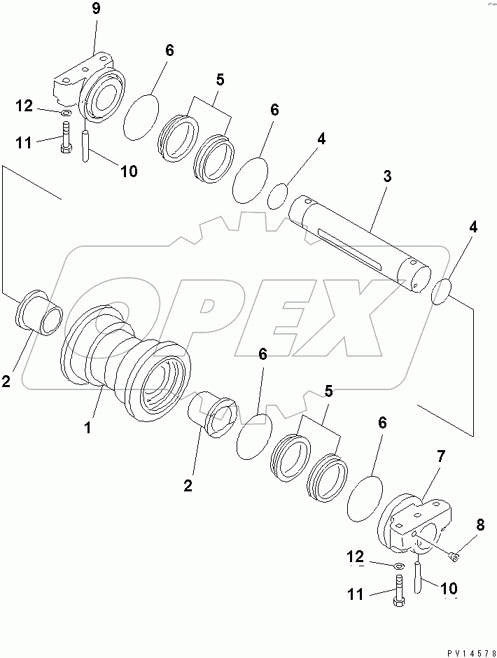  TRACK ROLLER(#30500-)
