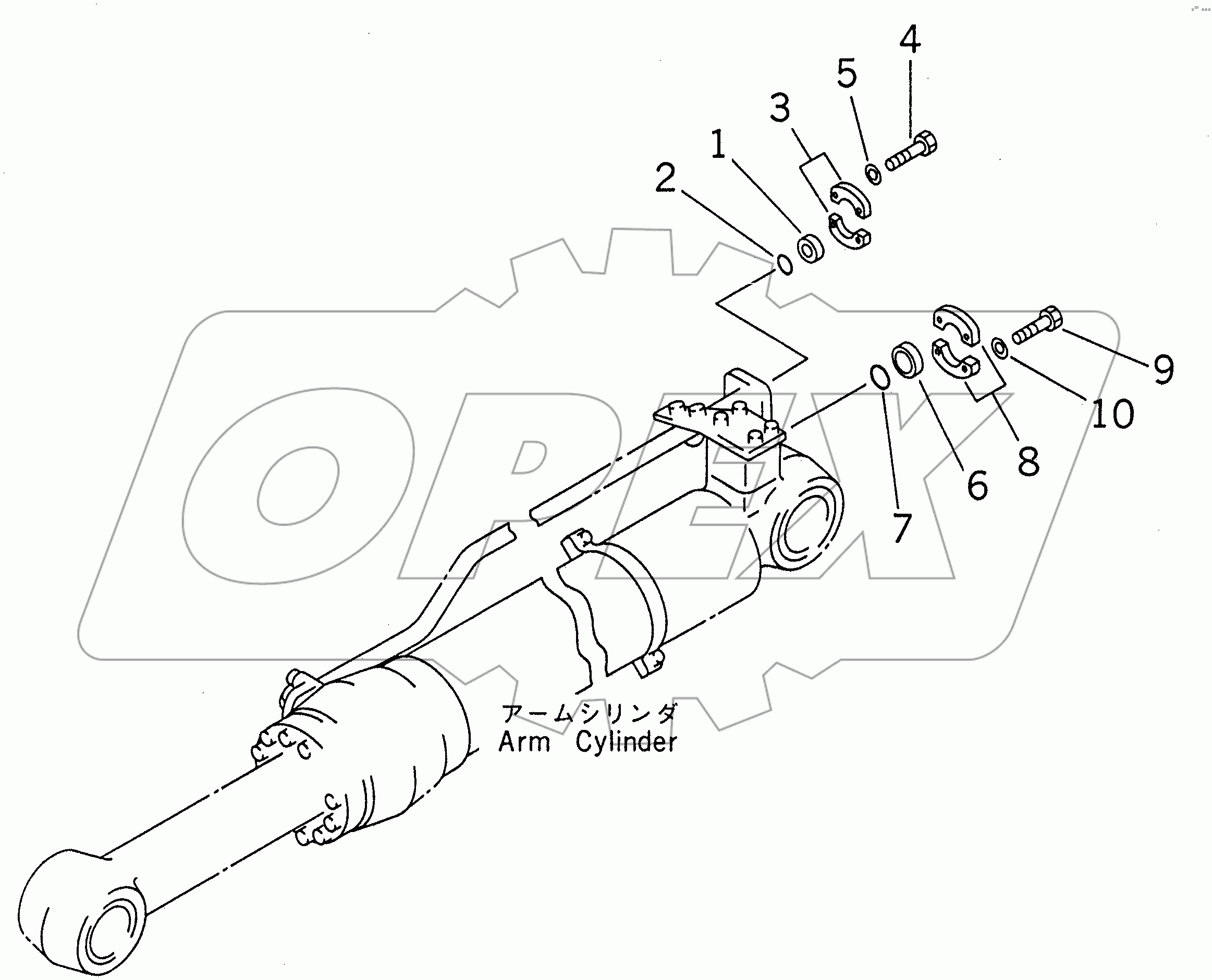  ARM CYLINDER (FOR COMPONENT)