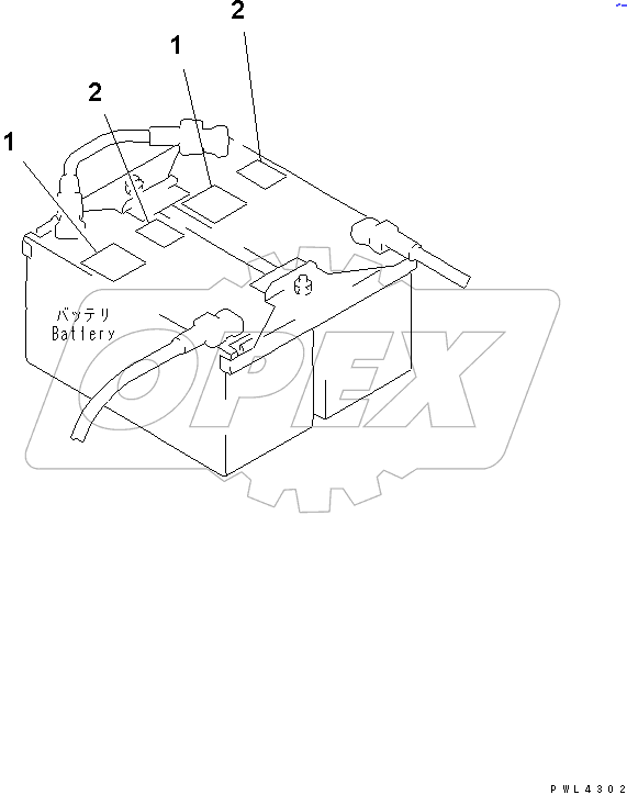  BATTERY CAUTION(#31682-)