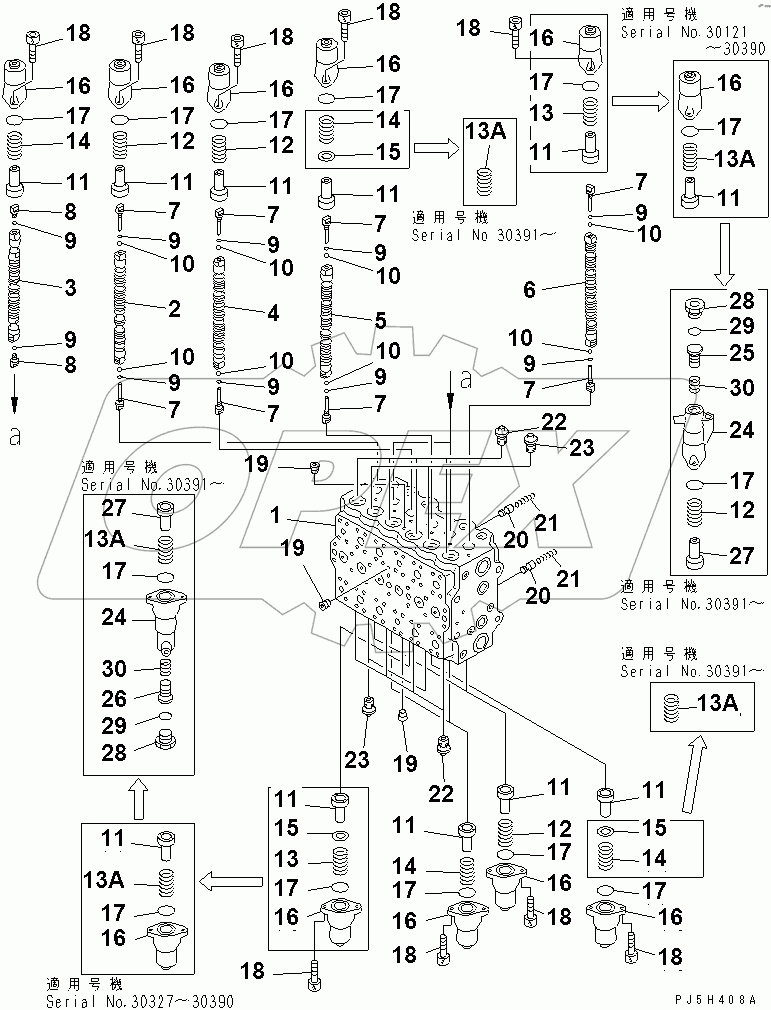  MAIN VALVE (2/11)(#30001-30499)