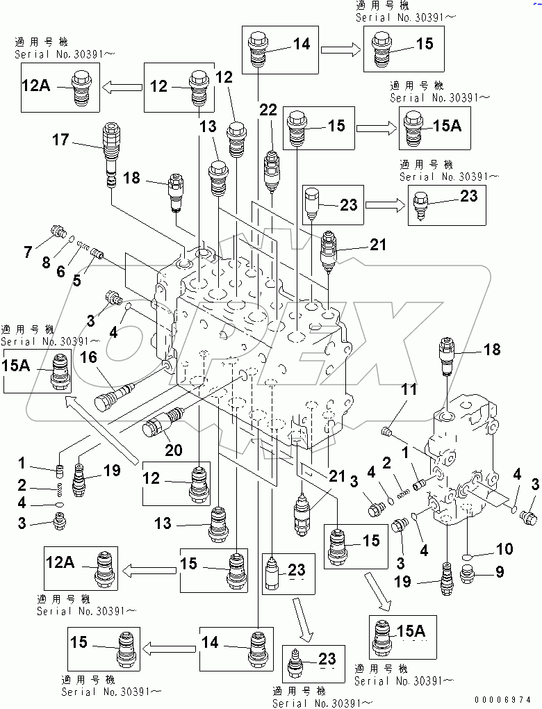  MAIN VALVE (5/11)(#30001-30499)