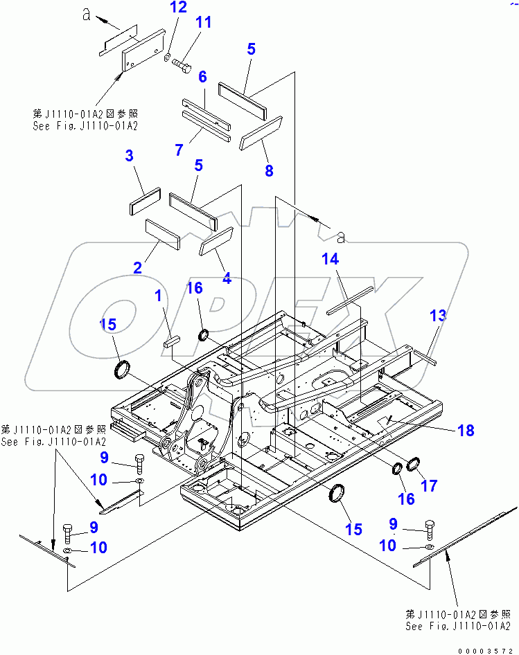  REVOLVING FRAME (SHEET AND GROMMET)(#60255-)
