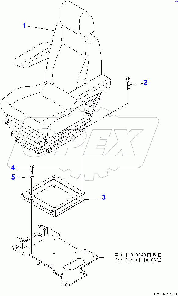  OPERATOR'S SEAT (LEATHER)