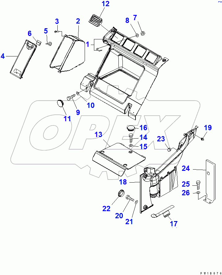  SEAT REAR COVER(#60001-60316)