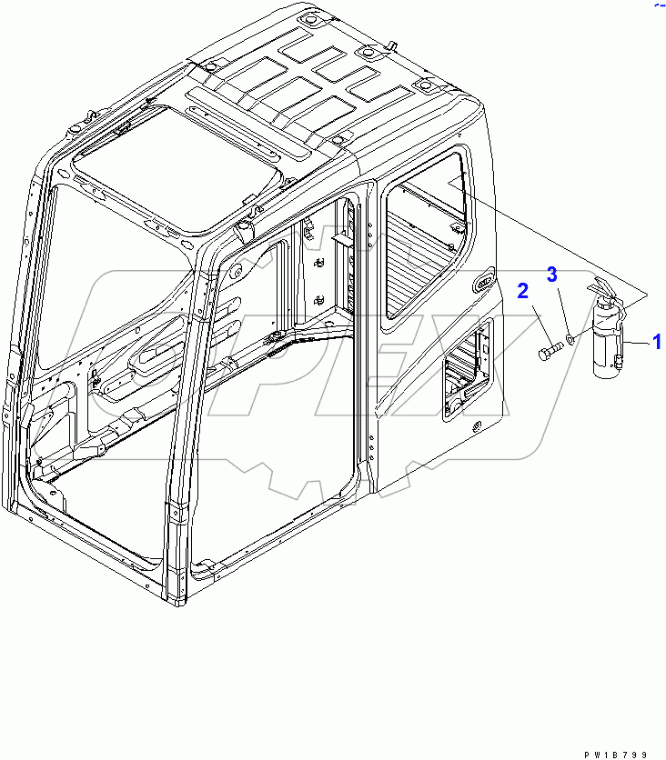 FIRE EXTINGUISHER (ENGLISH)(#60001-65000)
