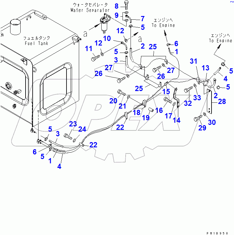  FUEL PIPING(#60001-60282)