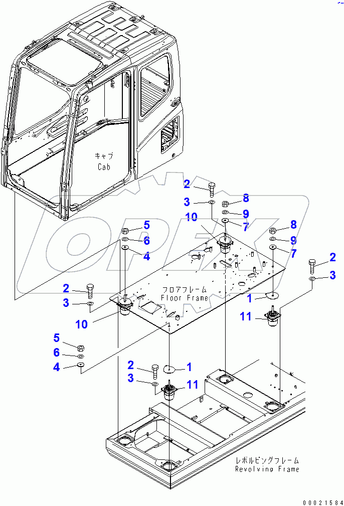  FLOOR MOUNT(#65001-65685)
