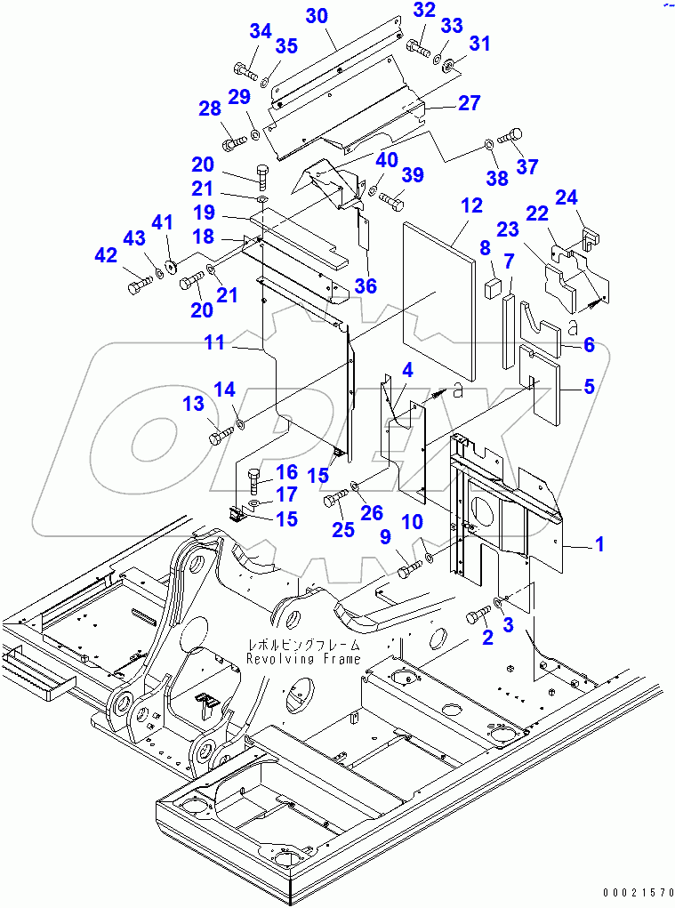  PARTITION (MACHINE CAB)(#65001-)