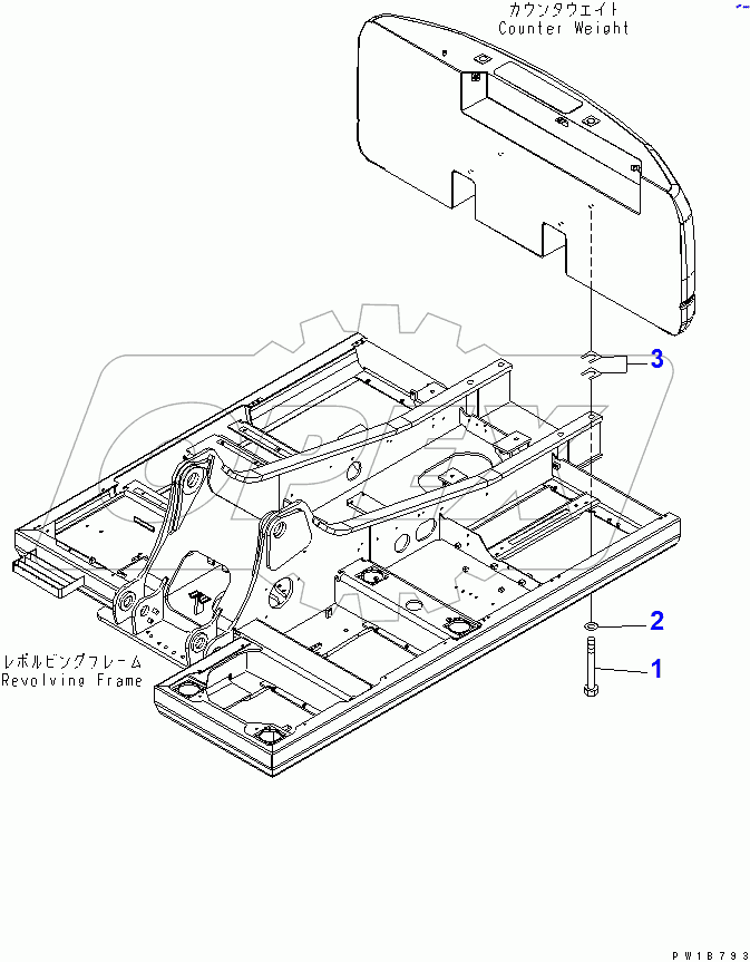  COUNTERWEIGHT MOUNTING