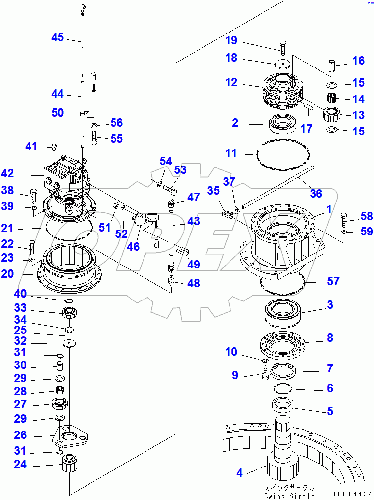  SWING MACHINERY (-30 SPEC.)(#60001-69347)