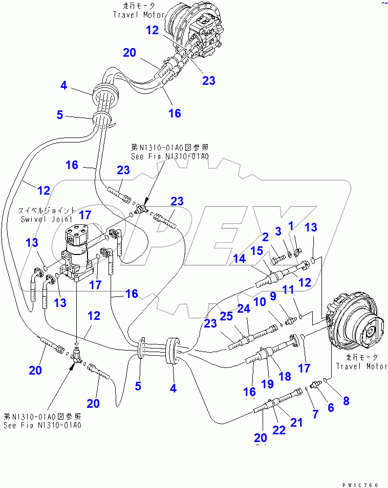  TRAVEL PIPING (-30 SPEC.)