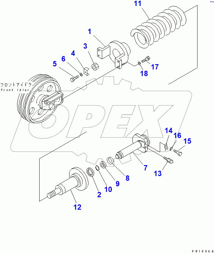 IDLER CUSHION(#60001-60356)