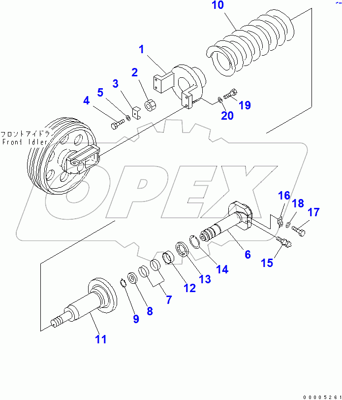  IDLER CUSHION(#60357-)