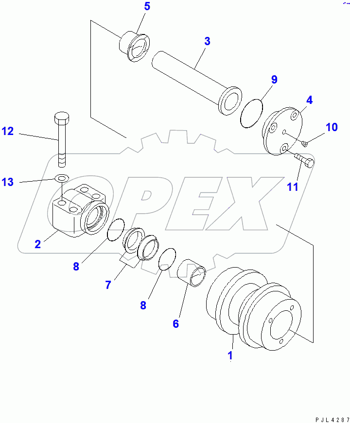  CARRIER ROLLER(#65001-65616)