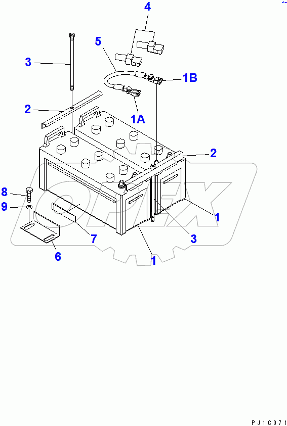  BATTERY (LARGE CAPACITY) (NX300)(#60001-65000)