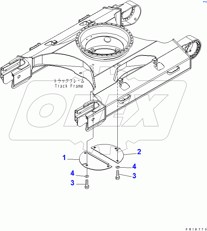  UNDER COVER (FOR TRACK FRAME)