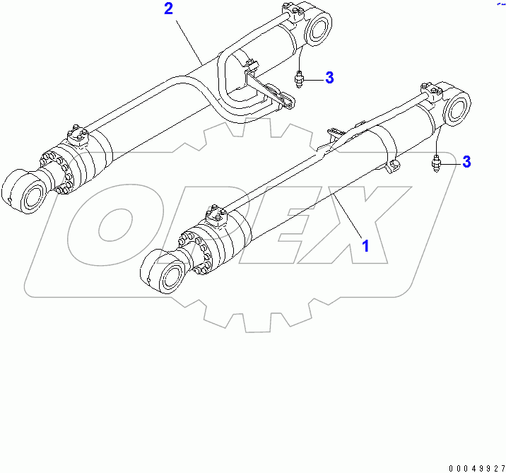  BOOM CYLINDER (COLD AREA ARRANGEMENT (-40))