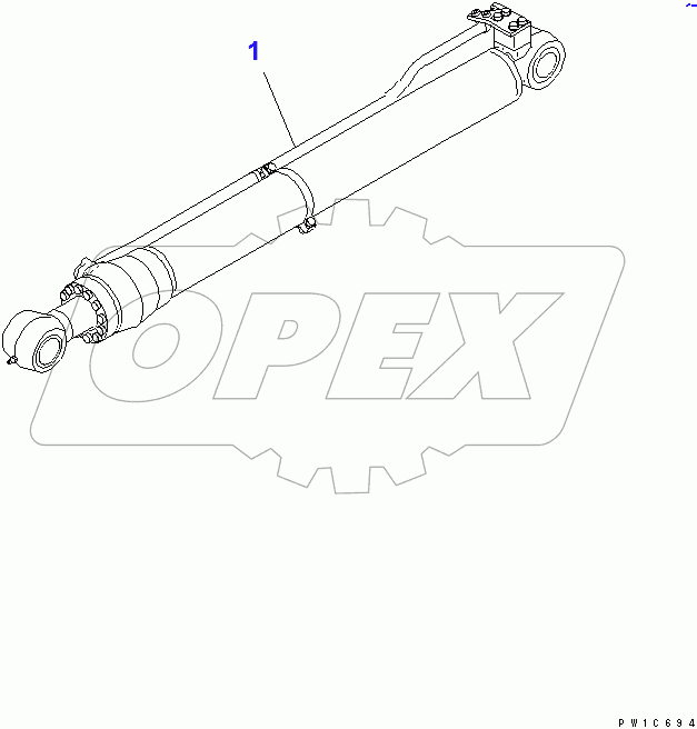  ARM CYLINDER (100 HOURS LUBRICATING)
