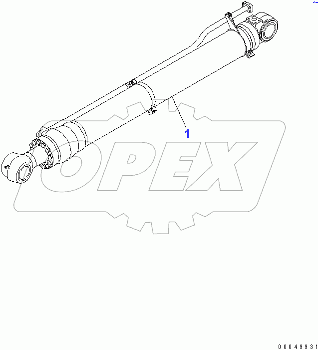  ARM CYLINDER (COLD AREA ARRANGEMENT (-40))