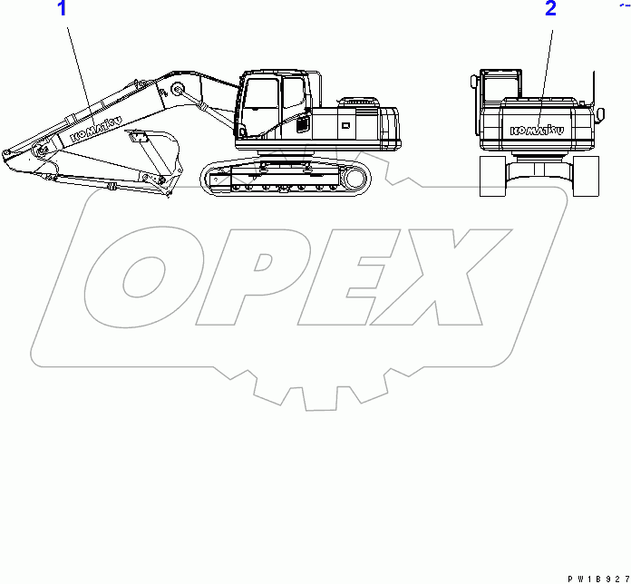  LOGO (KOMATSU) (SMALL) (GENERAL)