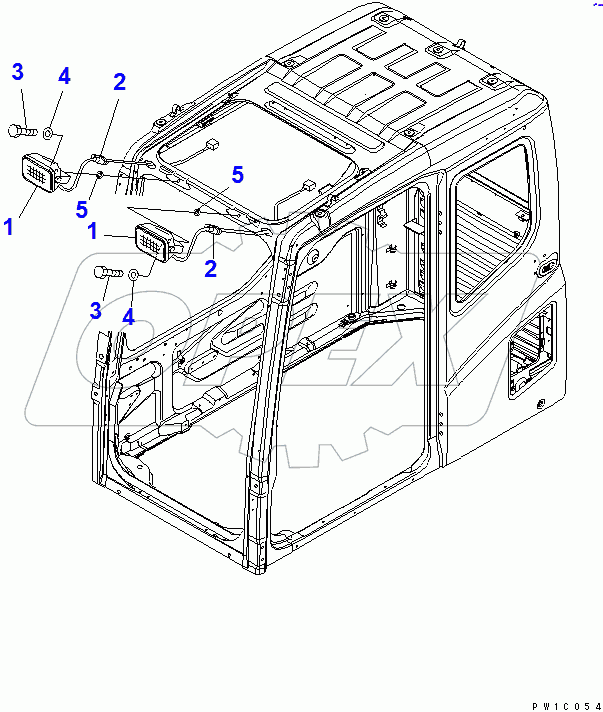  ADDITIONAL WORK LAMP