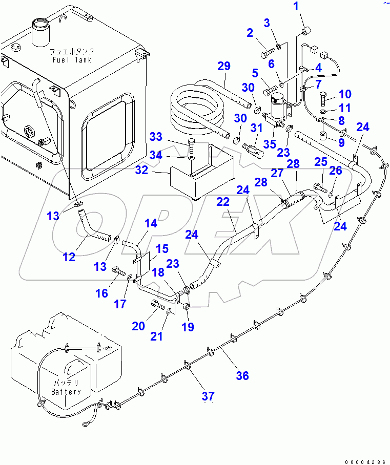  FUEL SELF CHARGE PUMP(#60001-60624)