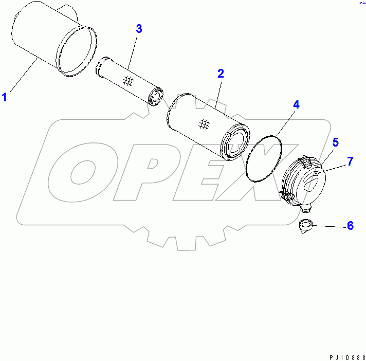  AIR CLEANER (INNER PART)