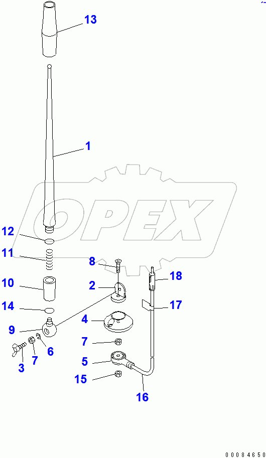 RUBBER ANTENNA(#68117-)