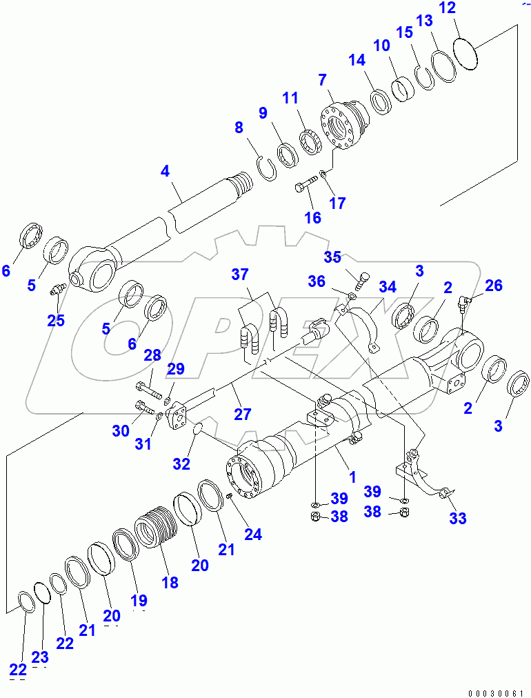  BUCKET CYLINDER(#60759-)
