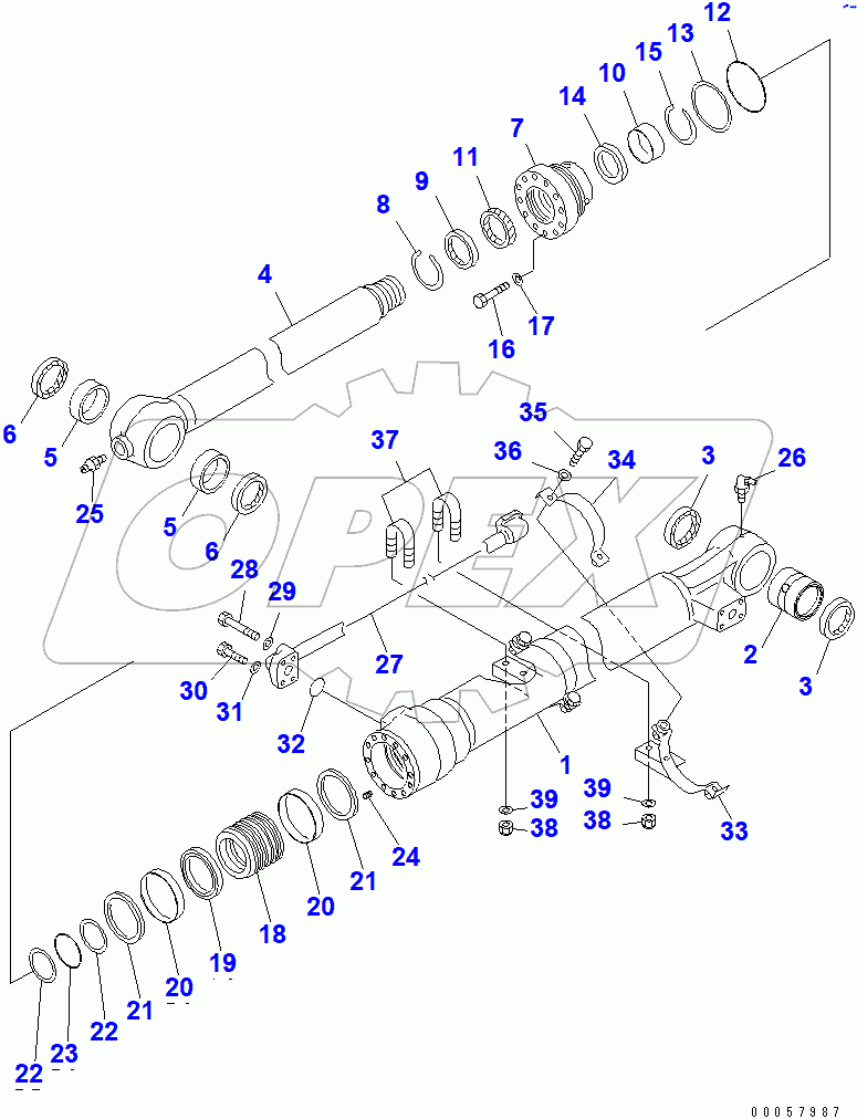  BUCKET CYLINDER(#60767-)