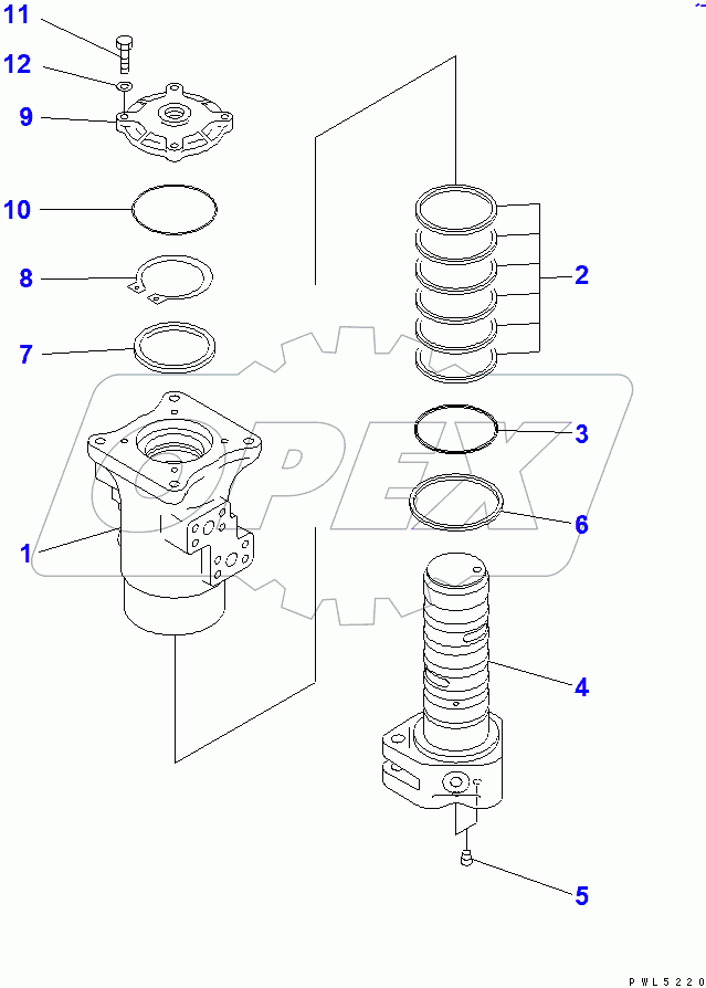  SWIVEL JOINT(#60001-65058)