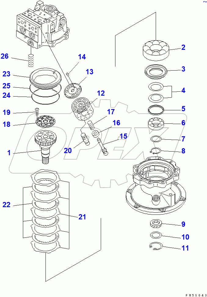  SWING MOTOR (2/3)