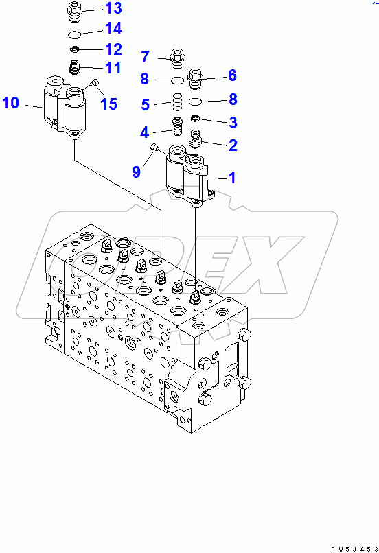  CONTROL VALVE (3/16)