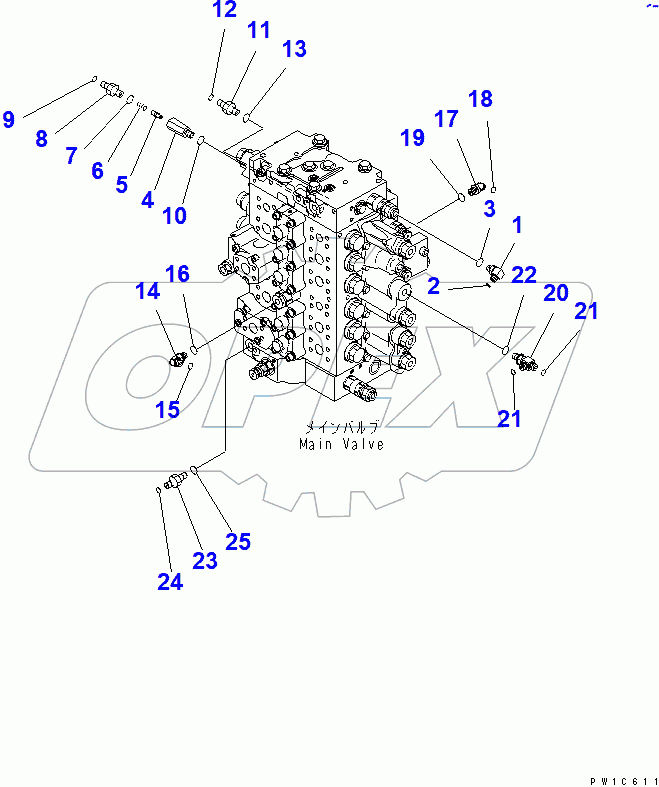  CONTROL VALVE (CONNECTING PARTS) (2/2)