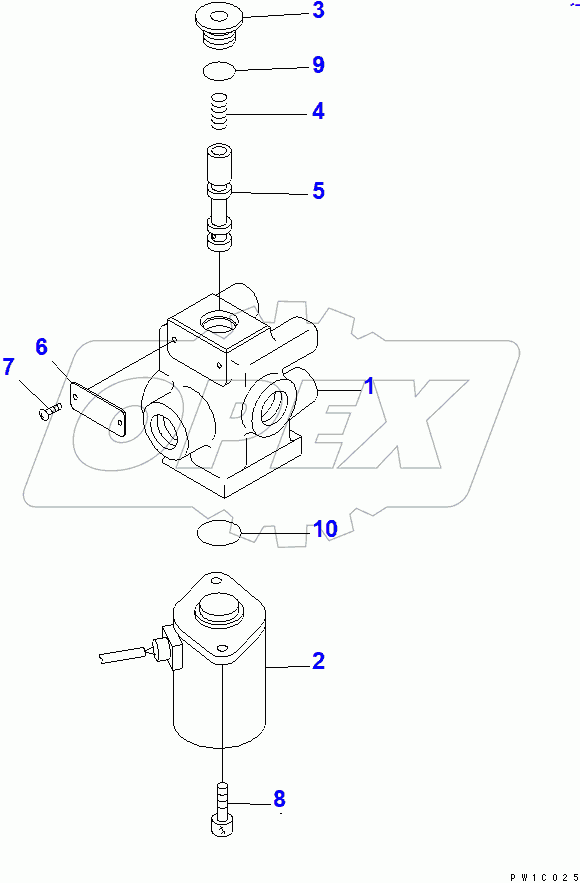  SOLENOID VALVE (INNER PARTS)
