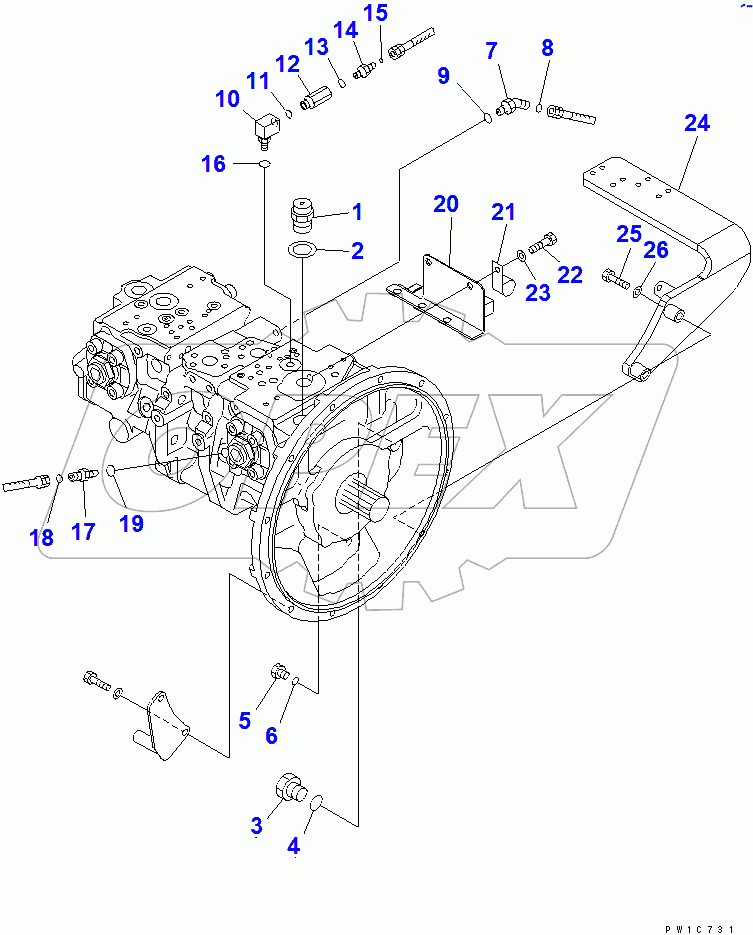  PISTON PUMP (CONNECTING PARTS)