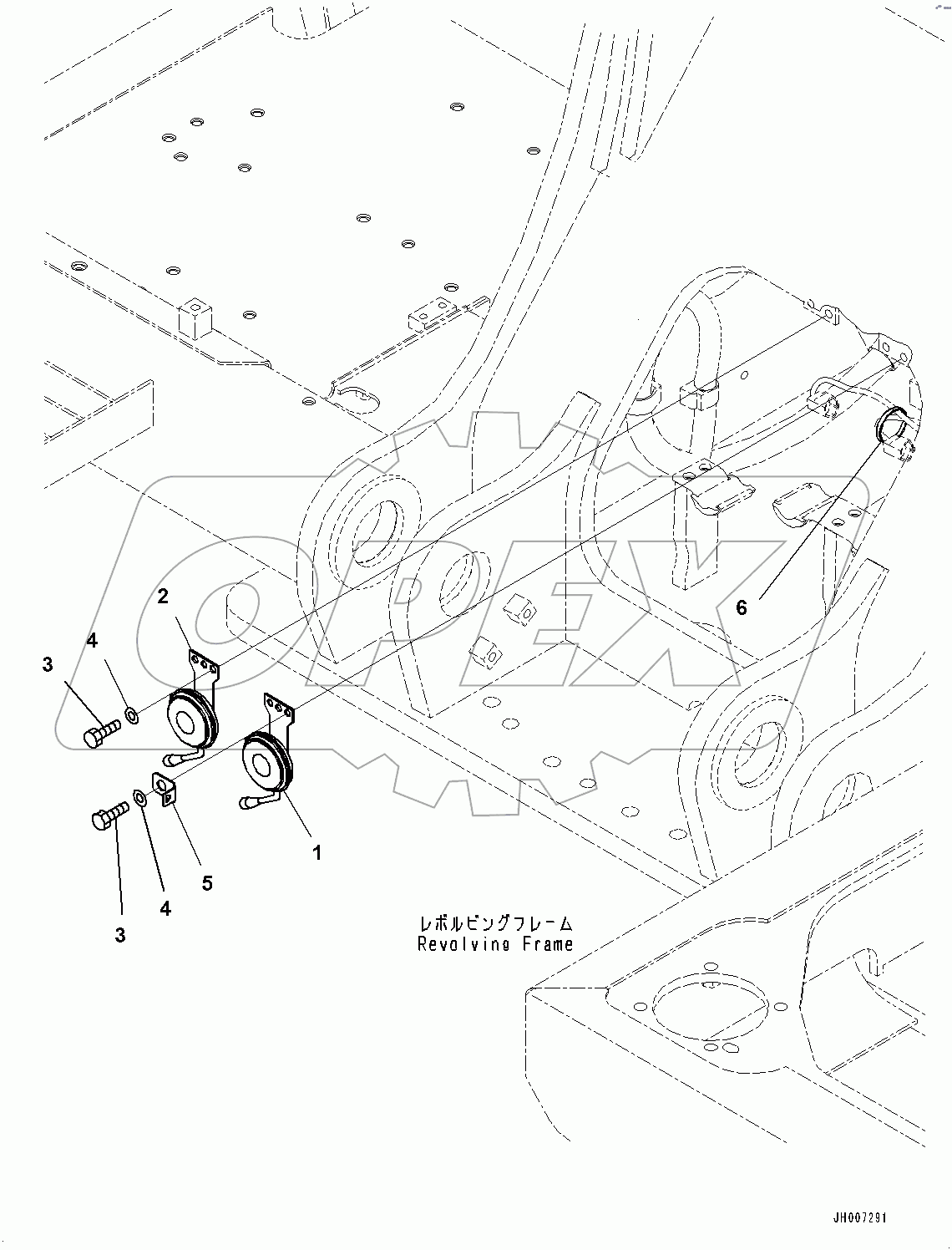  Horn (#100001-100001)